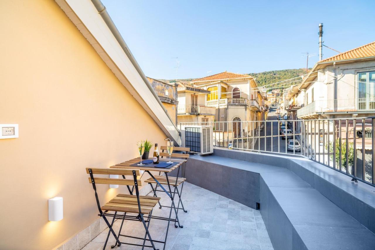 זפראנה אטניאה Etna E Mare Luxury Home מראה חיצוני תמונה